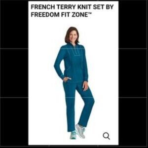 NEW in original packaging, french terry set for women, size L